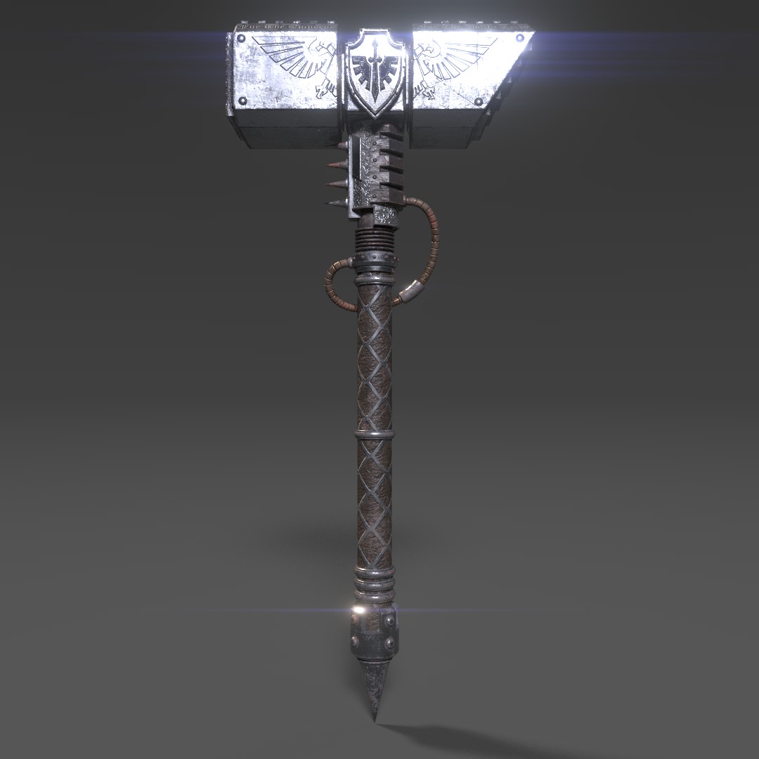 Archivo OBJ Martillo de potencia Astartes Terminator・Diseño de